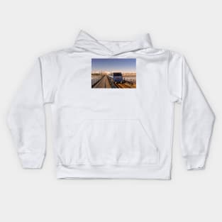 Southend on Sea Pier and Train Essex Kids Hoodie